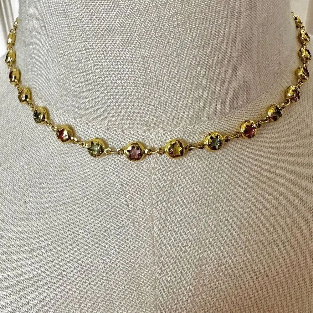 Raw and Rebellious star choker necklace